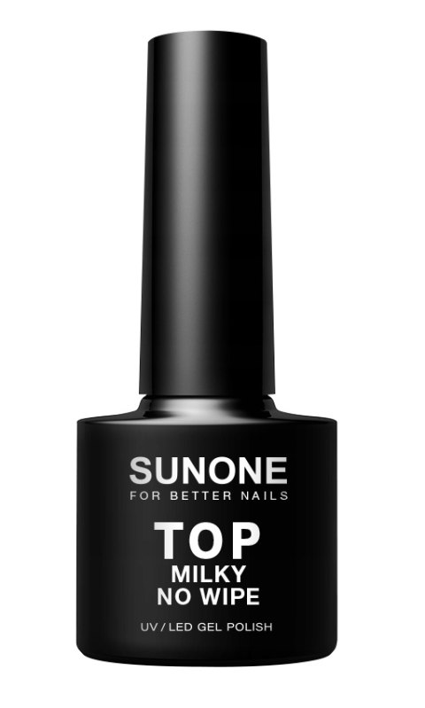 SUNONE Lakier hybrydowy 5g TOP MILKY NO WIPE