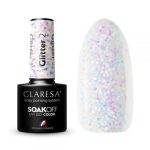 Claresa Lakier hybrydowy Glitter 2 – połyskujący brokatowy efekt 5g