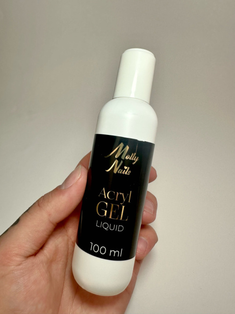Liquid do rozprowadzania i formowania akrylożelu MollyLac Polygel Liquid 100ml