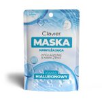 Clavier Maska do twarzy w płacie, nawilżająca, wygładzająca z kwasem hialuronowym, 25ml