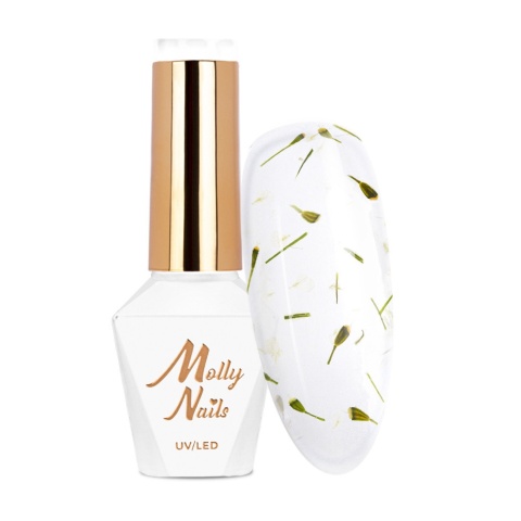 Molly Nails Flowers Nails 150 lakier hybrydowy 8g HEMA Free,suszone kwiatki