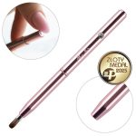 Molly Nails Pędzelek do żelu automatyczny Oval Pro Gel rose gold 10mm Nr 6