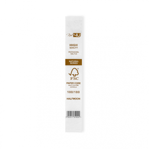NAIL4U Pilnik NATURAL Standard łódka 100/180 INNOWACYJNY! (komplet 25 sztuk)