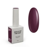 NAILSOFTHEDAY Bellucci Gel Polish 10 ml – bordowy lakier hybrydowy z drobinką flash