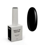 NAILSOFTHEDAY Black Gel Polish – czarny lakier hybrydowy, 10 ml