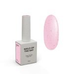 NAILSOFTHEDAY Blossom Gel Polish – różowy lakier hybrydowy ze złotą drobinką, 10 ml