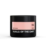 NAILSOFTHEDAY Bottle Gel 04 – mleczno-beżowy żel do wzmocnienia i naprawy, 30 ml