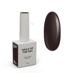 NAILSOFTHEDAY Brownie Gel Polish – chłodno-brązowy lakier hybrydowy, 10 ml