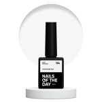 NAILSOFTHEDAY Cover Base NEW Milk 04 – półprzezroczysta mleczna baza hybrydowa ze srebrnym brokatem, 10 ml