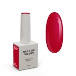 NAILSOFTHEDAY Jennifer Gel Polish 10 ml – czerwony lakier hybrydowy z drobinką