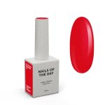 NAILSOFTHEDAY Madonna Gel Polish 10 ml – czerwony lakier hybrydowy z drobinką
