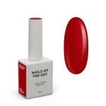 NAILSOFTHEDAY Rich Gel Polish – głęboki czerwony lakier hybrydowy z nutą bordo, 10 ml