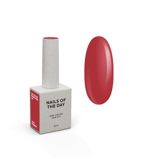 NAILSOFTHEDAY Roksolana – przygaszony czerwony lakier hybrydowy 10 ml