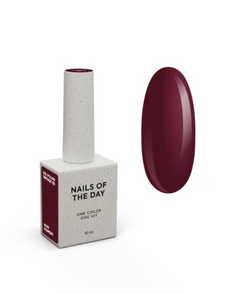 NAILSOFTHEDAY Vintage Gel Polish 10 ml – klasyczny bordowy lakier hybrydowy