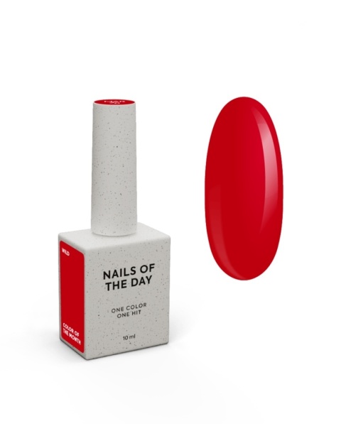 NAILSOFTHEDAY Wild March 2026 jaskrawa czerwień 10ml
