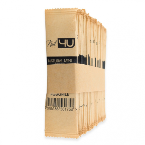 Nail4u Pilnik Podofile Slim MINI HALFMOON Łódka 100/180 (50 sztuk) – Ekologiczny Pilnik