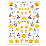 Naklejki do paznokci cienkie samoprzylepne halloween DD-762