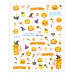 Naklejki do paznokci cienkie samoprzylepne halloween DD-764