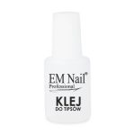 EM Nail Klej do tipsów 10g – z pędzelkiem, szybkoschnący, do ozdób i tipsów