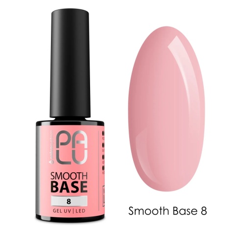 PALU Smooth Base 8 11g – naturalny cover z nutą różu