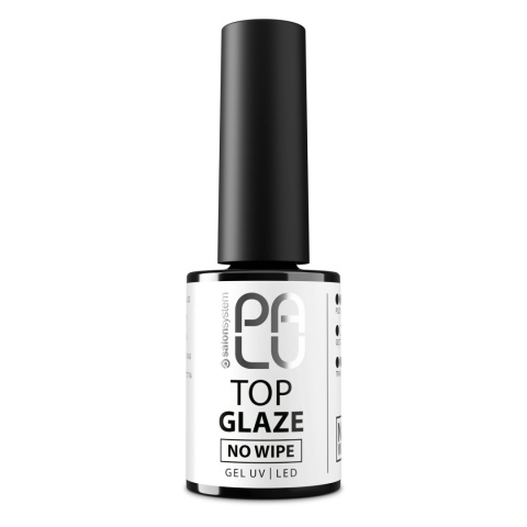 Palu Top Glaze No Wipe 11 g – Top Hybrydowy Transparentny z Połyskiem TPO-free