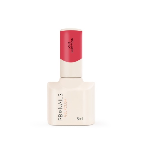 PB Nails Lakier hybrydowy Love Injection 8 ml amarantowy