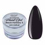 Żel do zdobień EM Nail Paint Gel Glamour Black Fantasy 2