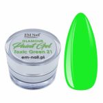 Żel do zdobień EM Nail Paint Gel Glamour Toxic Green 21