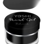 YOSHI Paint Gel Black – żel do zdobień paznokci 5 ml, intensywna czerń TPO-FREE
