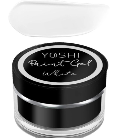Yoshi Żel Do Zdobień Paint Gel UV/LED 5 ml - White Biały TPO-FREE
