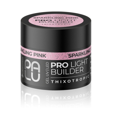 Palu Pro Light Builder Gel 45g Sparkling Pink żel budujący różowy TPO free
