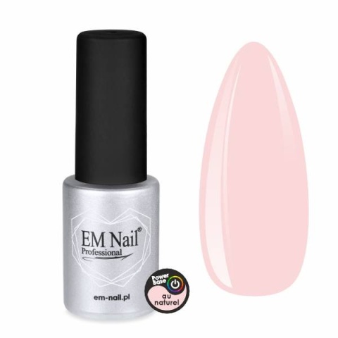 EM Nail Power Base Au Naturel 6ml – modelująca baza hybrydowa