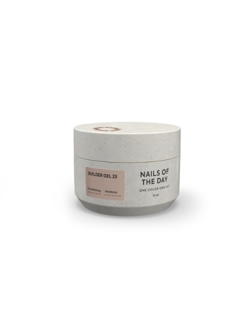 NAILSOFTHEDAY Builder gel 23 – żel budujący o naturalnym odcieniu nude, 30 ml