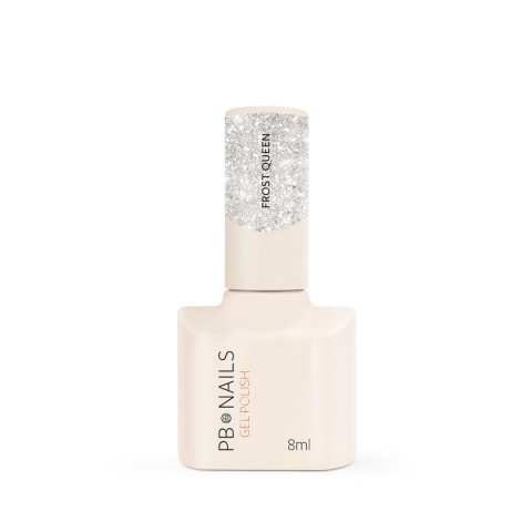 Lakier hybrydowy Frost Queen 8 ml – srebrzysty chłodny blask