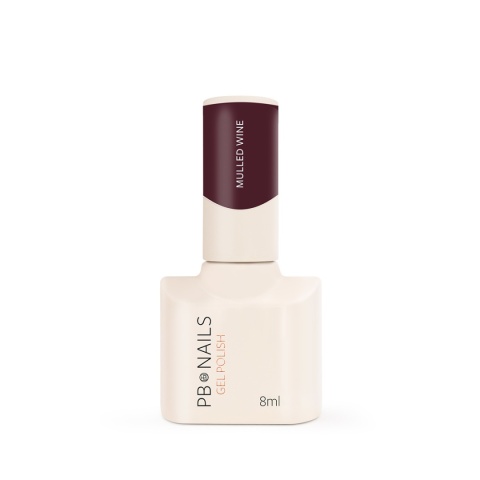 Lakier hybrydowy Mulled Wine 8 ml – głęboki burgund kremowy
