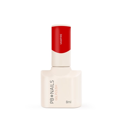 Lakier hybrydowy Vampire 8 ml – nasycona czerwień kremowa