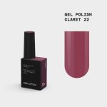 BIBLIOTEKA Gel Polish Claret 22 – winny lakier hybrydowy, 10 ml