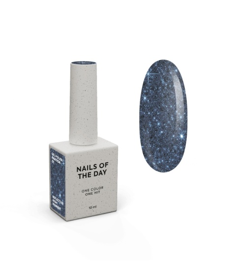 NAILSOFTHEDAY Aviation – niebieski lakier hybrydowy flash 10 ml