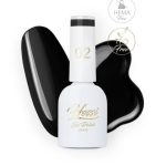 HESSI Lakier Hybrydowy 02 Czarny 6 ml – głęboka czerń bez marszczenia
