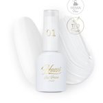 HESSI Lakier Hybrydowy 01 Biały – śnieżnobiały do Frencha