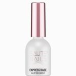 Saute Nails Express Base Glitter Daisy 8ml – brokatowa baza hybrydowa TPO & HEMA Free