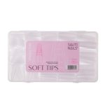 Saute Nails Tipsy do paznokci Soft Tips Balerina transparentne 360 szt. 15 rozmiarów