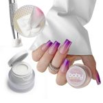 Clavier Baby Boomer żel 3w1 R12 Plum ombre art stamps 3g