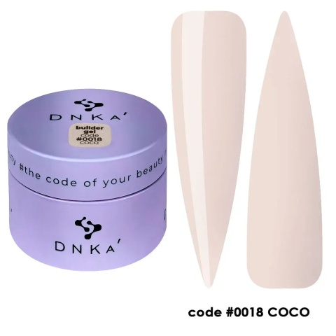 DNKa Builder Gel 0018 Coco 30 ml żel budujący cover nude