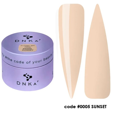 DNKa Builder Gel Light 0005 Sunset 30 ml żel budujący light
