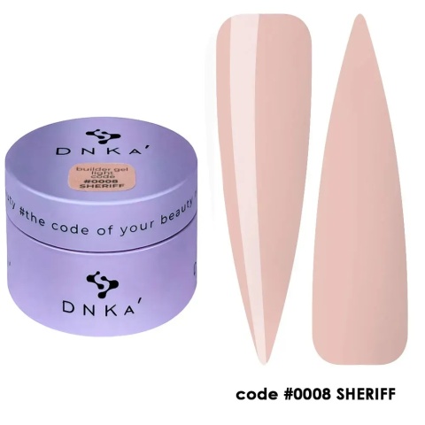 DNKa Builder Gel Light 0008 Sheriff 30 ml żel budujący light