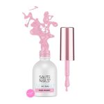 SAUTE NAILS Lakier hybrydowy S342 Pink Bunny 8ml pastel eggshell HEMA FREE