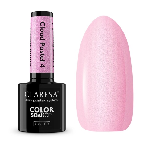 Claresa Lakier Hybrydowy Cloud Pastel 4 – 5g perłowy pastel