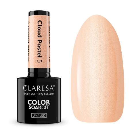 Claresa Lakier Hybrydowy Cloud Pastel 5 – 5g perłowy pastel
