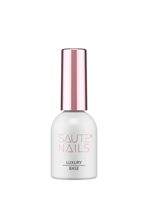 Saute Nails Baza hybrydowa Luxury Base 8 ml – przezroczysta